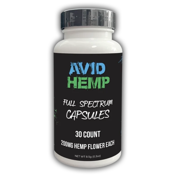 Full Spectrum CBD Capsules 30 Ct - 600mg total