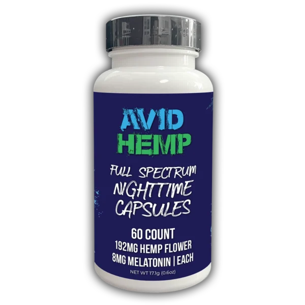 Full Spectrum CBD Nighttime Capsules 60 Ct - 11,520mg total