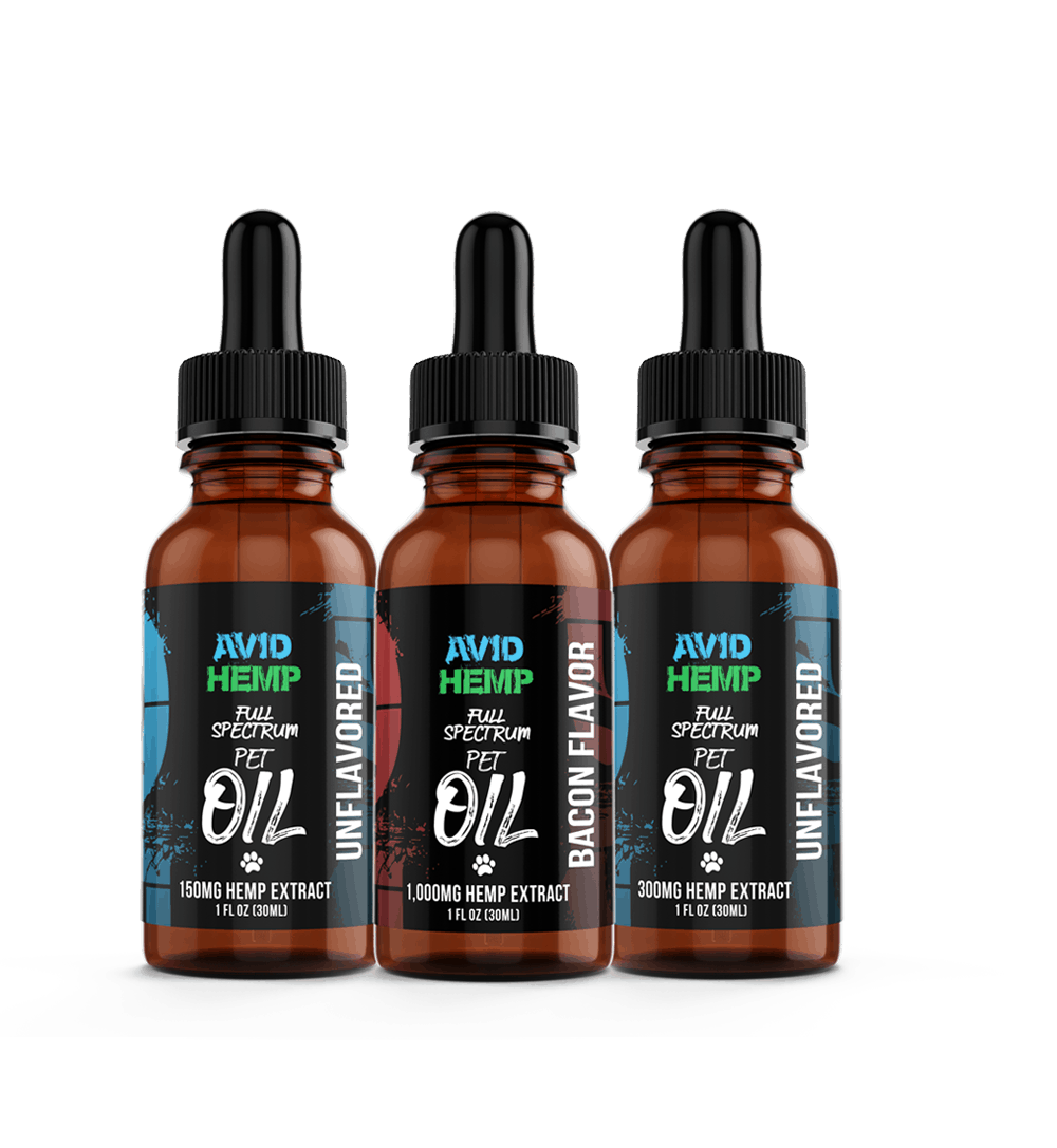 Buy CBD Pet Oil 150mg Online - Avid Hemp