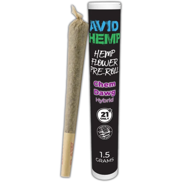 Full Spectrum CBD Flower Pre-Rolled Joint Chem Dawg Hybrid 1.5g